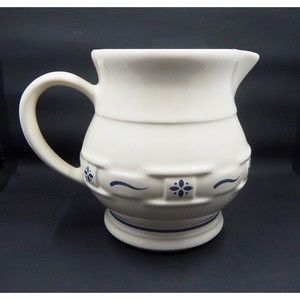 Longaberger Woven Traditions Classic Blue Juice 32 Oz Pitcher